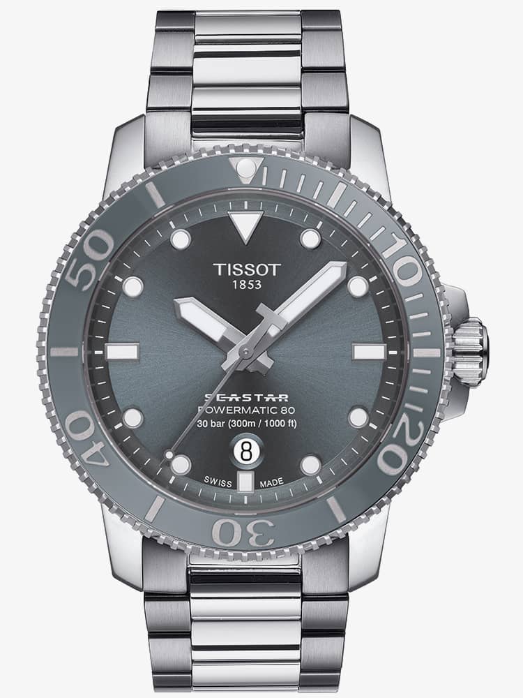 Tissot Mens Grey Seastar Watch T120.407.11.081.01