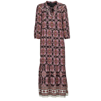 Ikks BW30015 women's Long Dress in Pink