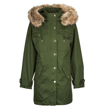 MICHAEL Michael Kors  RMVBL FX FUR CLR ANORAK  women's Parka in Kaki