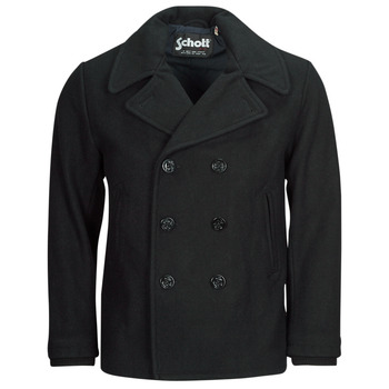 Schott  SEACOAT  men's Coat in Black