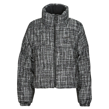 Karl Lagerfeld  BOUCLE PUFFER JACKET  women's Jacket in Black