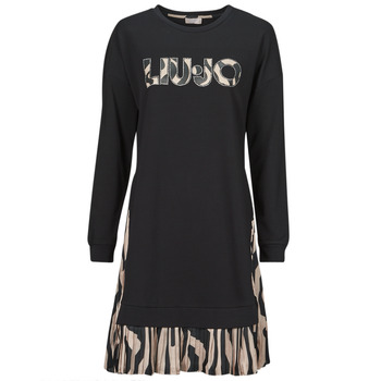 Liu Jo WA4094 women's Long Dress in Black