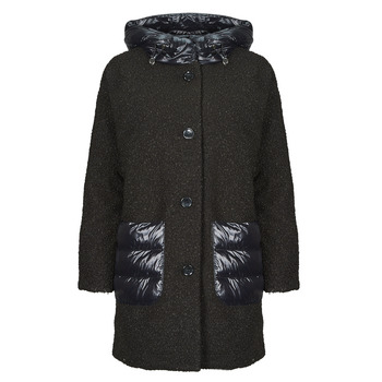 Geox  W CALITHE LONG COAT  women's Coat in Black