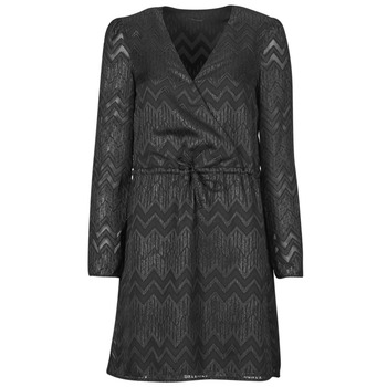 Ikks  ROB ML JACQUARD  women's Dress in Black