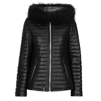 Oakwood  MANDY (raccoon fur)  women's Jacket in Black