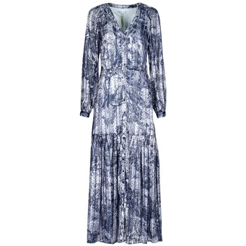 Guess  BREANNA LONG  women's Long Dress in Blue