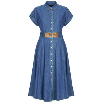 Lauren Ralph Lauren  ERLAINA  women's Long Dress in Blue