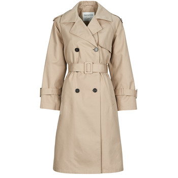 Oakwood  MULAN  women's Trench Coat in Beige