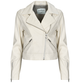 Oakwood  MAXINE  women's Leather jacket in White