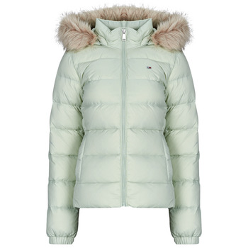 Tommy Jeans  TJW BASIC HOODED DOWN JACKET EXT  women's Jacket in Green
