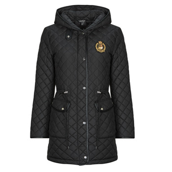 Lauren Ralph Lauren  CRSTD AN 32"-INSULATED-COAT  women's Parka in Black