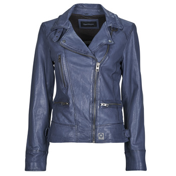 Oakwood  VIDEO  women's Leather jacket in Blue