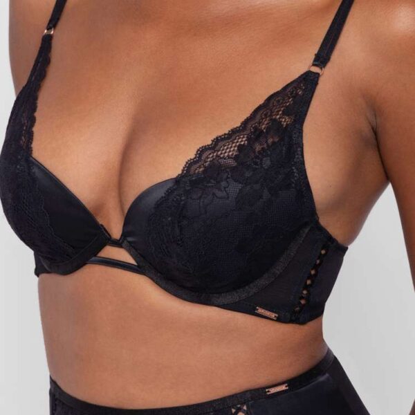 LYRA SATIN PLUNGE BRA