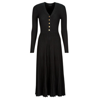 Ikks  B230475  women's Long Dress in Black