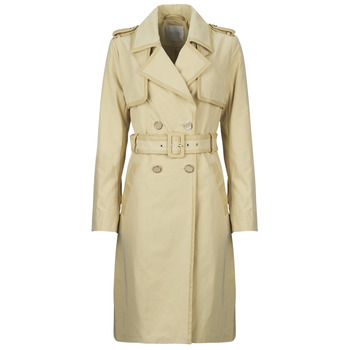 Guess  JENNY PU DETAILS TRENCH  women's Trench Coat in Beige
