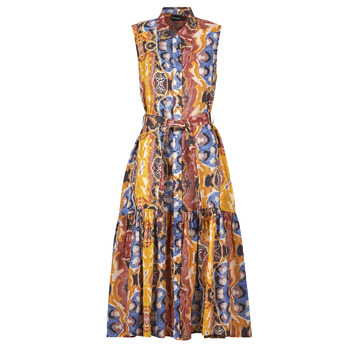 Desigual  BUGS LACROIX  women's Long Dress in Multicolour