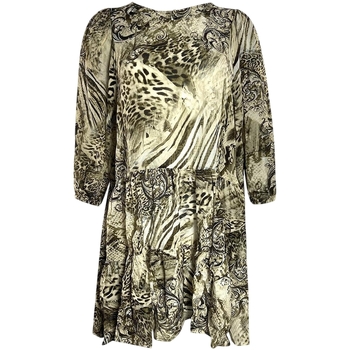 Inoa  Makucha Panthera  women's Dress in Multicolour