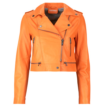 Oakwood  YOKO  women's Leather jacket in Orange