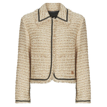 Karl Lagerfeld  BOUCLE JACKET  women's Jacket in Beige