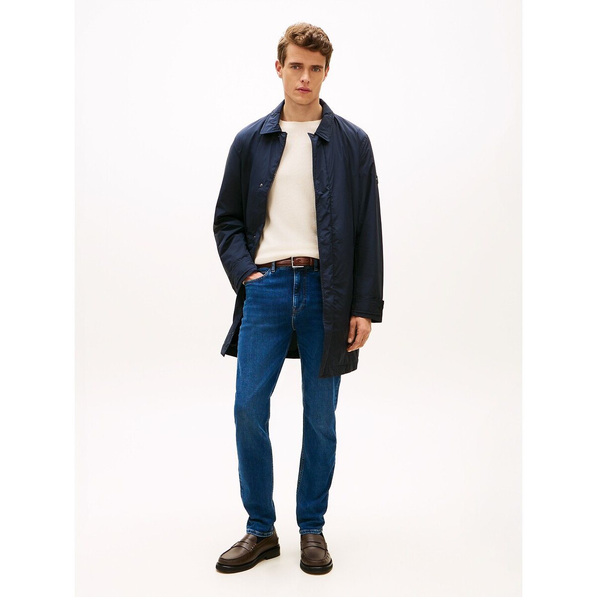 Lightweight Mid-Length Overcoat