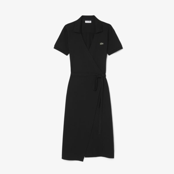 Short Sleeve Wrapover Dress