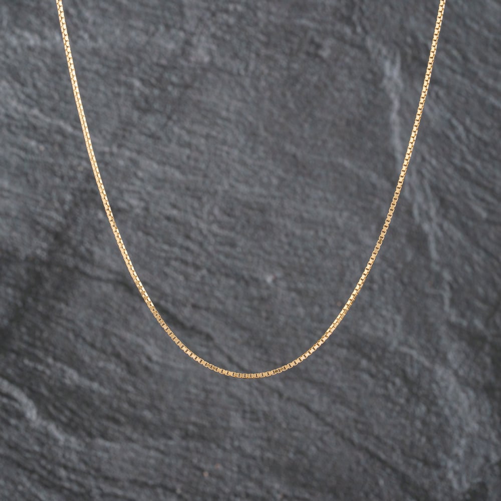 Pre-Owned Yellow Gold 20 Inch Box Chain 41041704