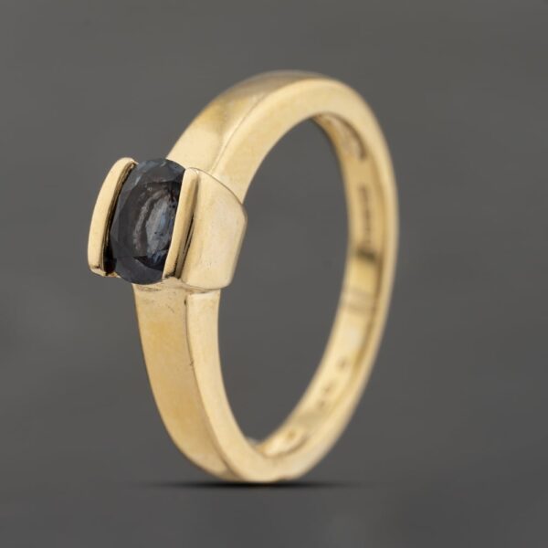 Pre-Owned 18ct Yellow Gold Topaz Oval Dress Ring 41103723