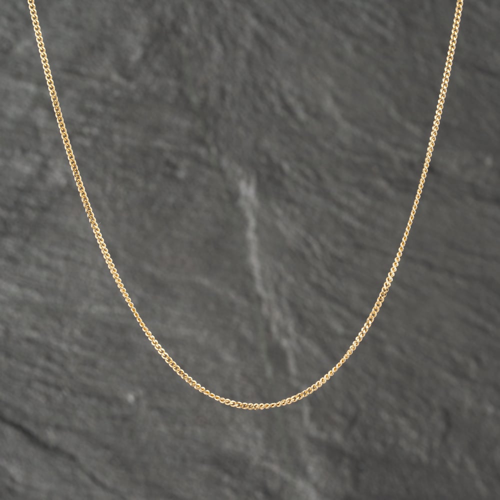 Pre-Owned 18ct Yellow Gold 17 Inch Curb Chain 41161999