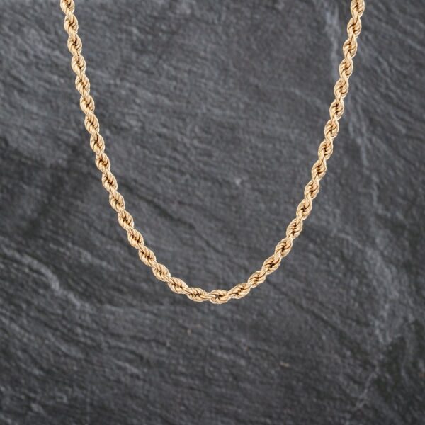 Pre-Owned 9ct Yellow Gold 20 Inch Rope Chain 41162199