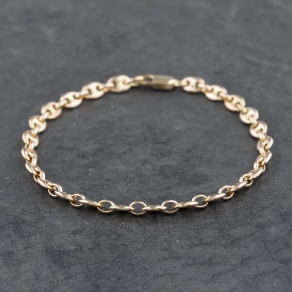 Pre-Owned 9ct Yellow Gold 7.5 Inch Anchor Bracelet 41281593