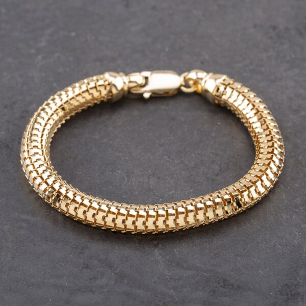 Pre-Owned 9ct Yellow Gold 7.5 Inch Snake Chain Bracelet 41281685
