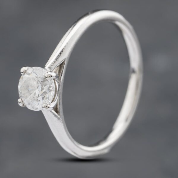 Pre-Owned Platinum 0.50ct Brilliant Cut Diamond Solitaire Ring 41481703