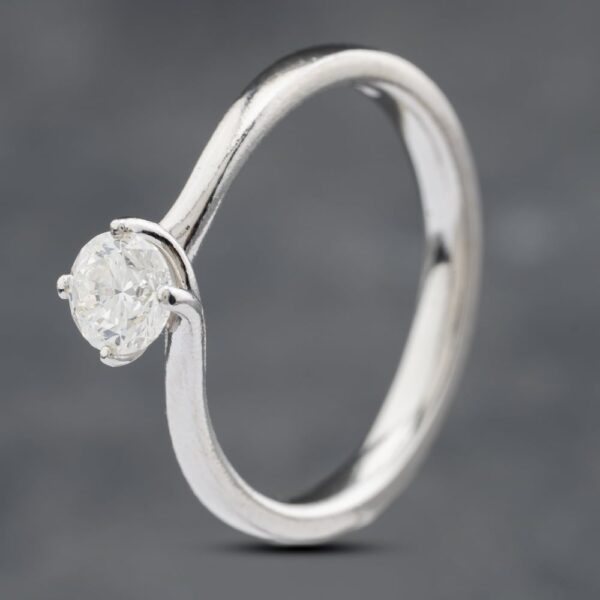 Pre-Owned Platinum 0.40ct Brilliant Cut Diamond Solitaire Ring 41481705