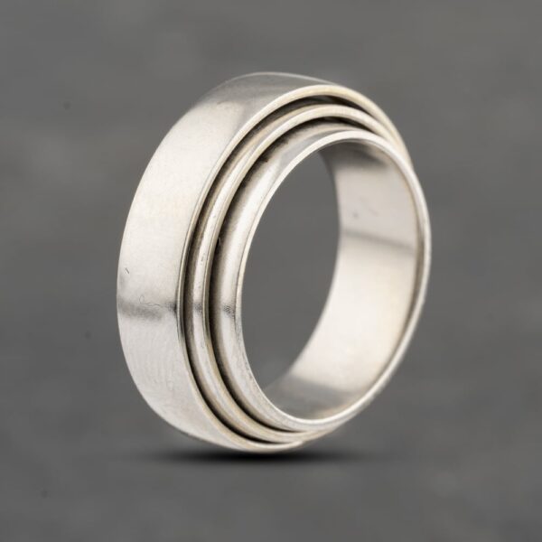 Pre-Owned Platinum Triple Two Colour 7mm Plain Wedding Ring 41871418
