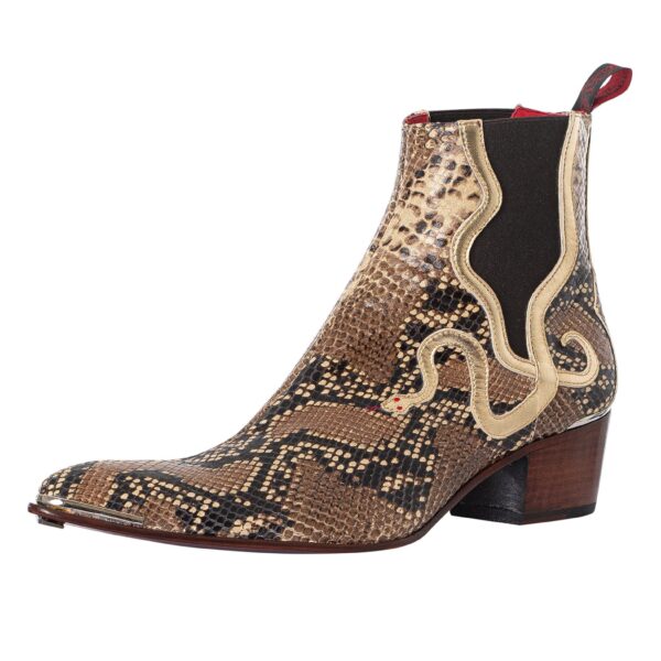 Print Snake Chelsea Boots
