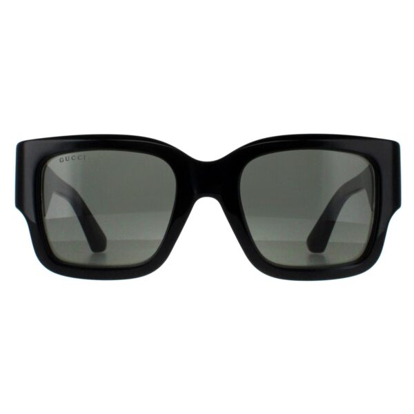 Gucci Square Womens Black with Havana Grey GG1663S - One Size
