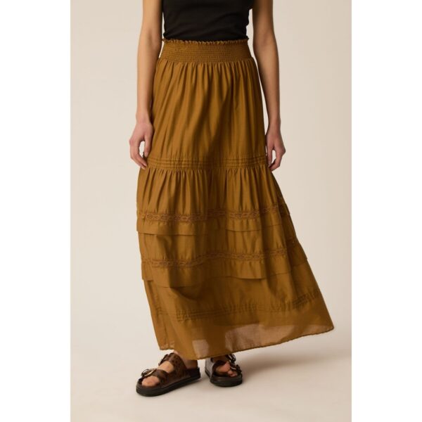 Tessie Embroidered Maxi Skirt