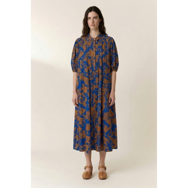 Roca Floral Print Loose Fit Shirt Dress