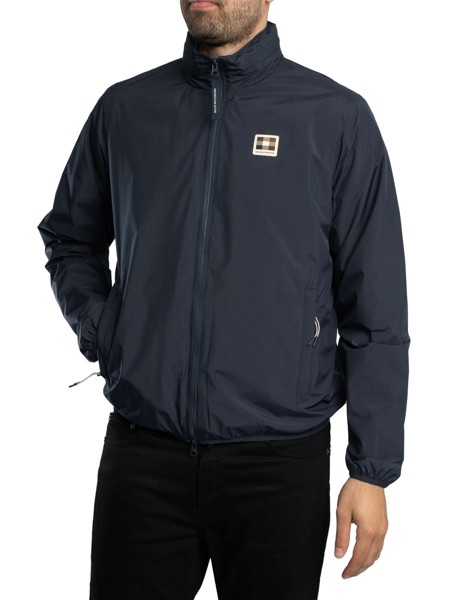 Badge Windbreaker Jacket