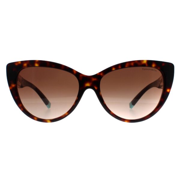 Tiffany & Co Cat Eye Womens Havana Brown Gradient TF4196 - One Size