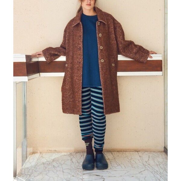 Lulow Mid-Length Coat with Loose Fit