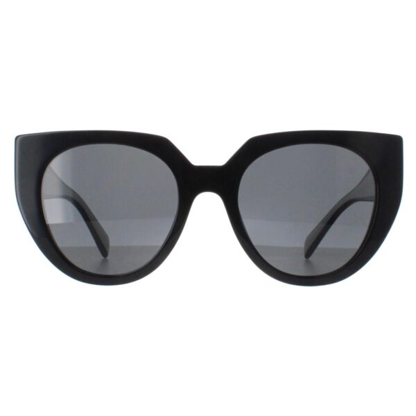 Prada Cat Eye Womens Black and Talc Dark Grey PR14WS - One Size