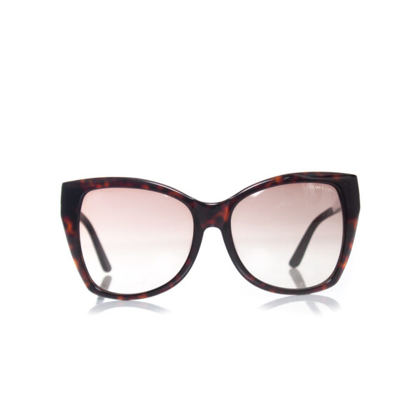 Tom Ford Pre-owned Womens Brown oversized Carli sunglasses - One Size