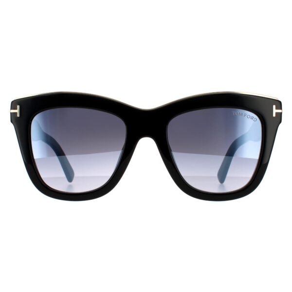 Tom Ford Square Womens Black Grey Gradient - One Size