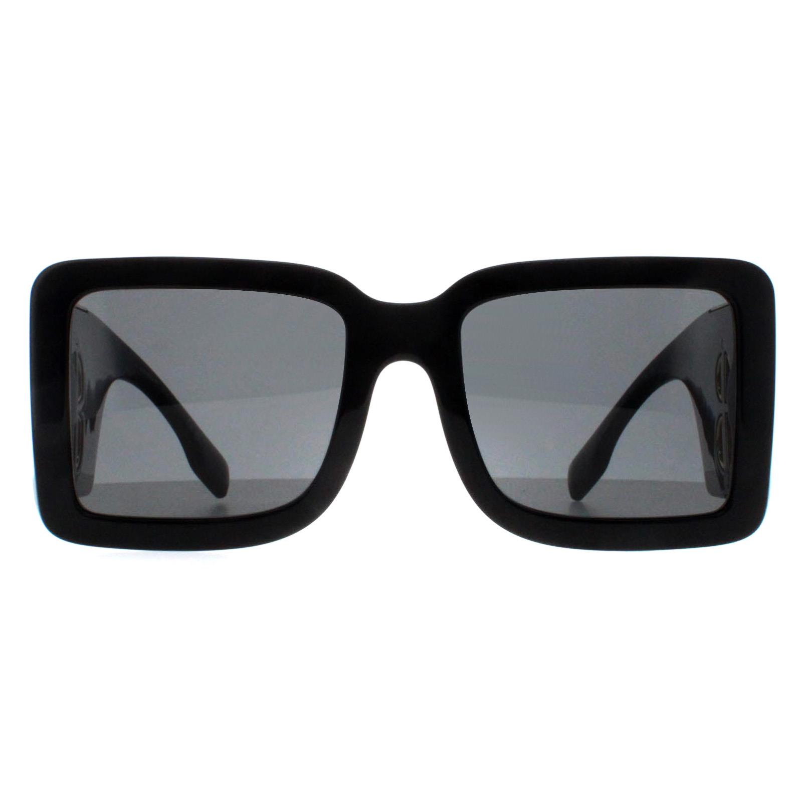 Burberry Square Womens Black Dark Grey BE4406U - One Size