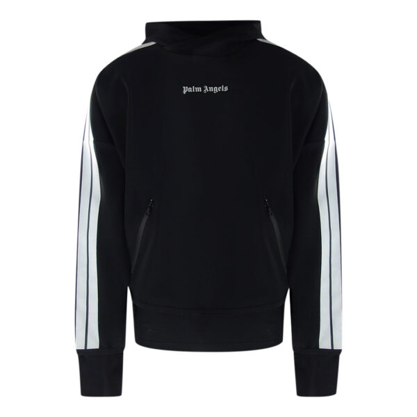 Palm Angels Mens Black Performance Hoodie Cotton - Size Medium