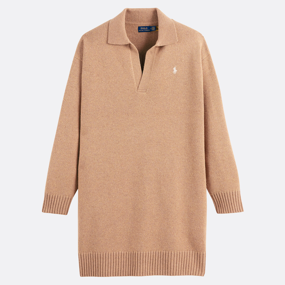 Short Polo Collar Jumper Dress