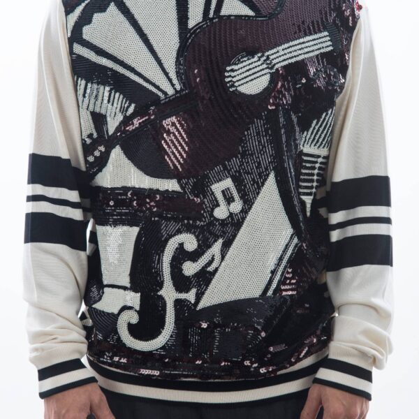 Dolce & Gabbana Mens Men Sweater - Ecru Silk - Size X-Large