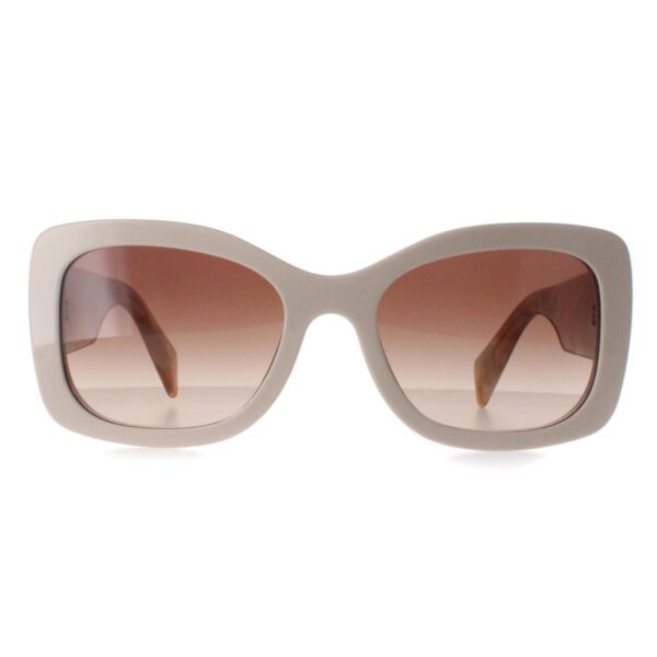 Prada Oval Womens Desert Brown Gradient PRA08S - White - One Size