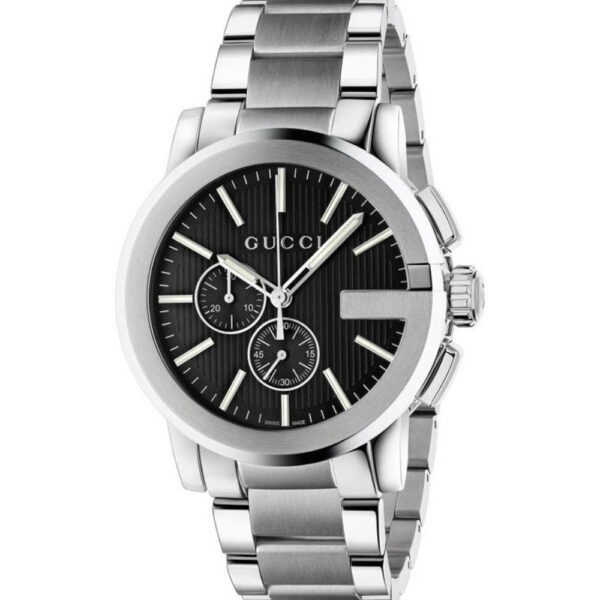 Gucci G-Chrono YA101204 Quartz Mens Watch - Silver Stainless Steel - One Size